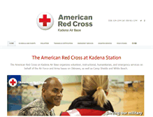 Tablet Screenshot of americanredcrosskadena.com